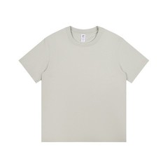 230G Heavyweight 100% Combed Cotton Blank T-Shirt Custom Oversized Unisex Tee