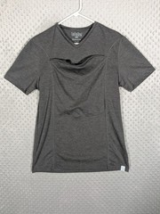 Lalabu Dad Shirt Men’s Large Gray Baby Carrier Kangaroo Pouch Newborn Infant