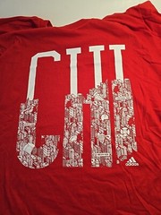 🚨 Adidas Originals Chicago Men’s Training T-Shirt Scarlet-White BQ1716 SZ XL
