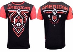 AMERICAN FIGHTER Men’s T-Shirt FAIRBANKS Athletic Biker Black MMA S-5XL