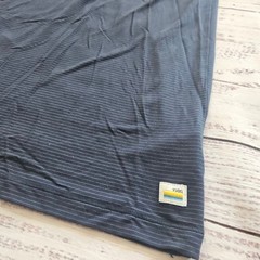 Vuori Linear Tech Tee Chest Pocket Blue Striped Activewear Mens XXL