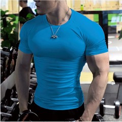Summer Male t-Shirt Casual Soild White t Shirts Men Short Sleeve Top Oversized C