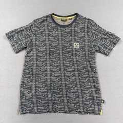 Howler Bros Shirt Mens Small Blue Geometric Pattern Surf Beach Graphic