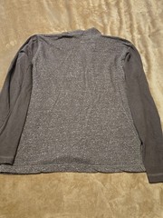 Washed Stoned & Beaten Quarter Zip Men’s Large Brown Vintage 1946 Pre-owned