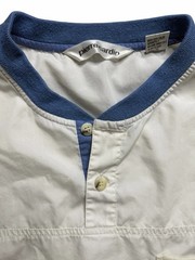 Pierre Cardin Men’s Vintage White Blue Golf Sports Beach Short Sleeve Shirt XL