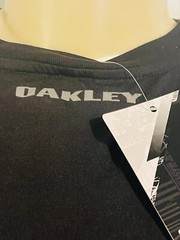 NWT Oakley Mens Ellipse Camo T Shirt Black Logo Ohydrolix Material Size Large