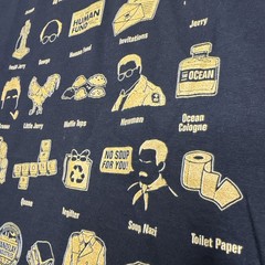 The ABC’s of Seinfeld Tshirt (Size Large) Black Gildan 90s TV Show