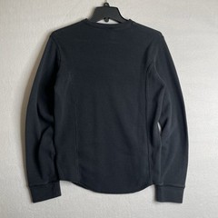 Nike Team Oregon State Waffle Knit Thermal Shirt Mens S Black Long Sleeve VTG