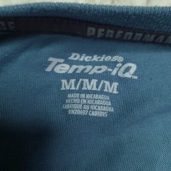 Dickies Performance Temp-IQ Tshirt With Dickies Arena Embroidered Teal Size M
