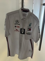 Mercedes AMG Petronas Motorsport F1 Mens Team Shirt White 2020 + Team Cap