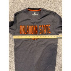 Colosseum Oklahoma State Cowboys Shirt Mens S Gray Long Sleeve Thermal OSU Logo
