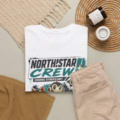 Northstar Crew Cosmic Street Robot Graphic T-Shirt