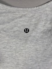 Lululemon Men’s Medium Stretch Henley T-Shirt Light Gray Button Long Sleeve Gym