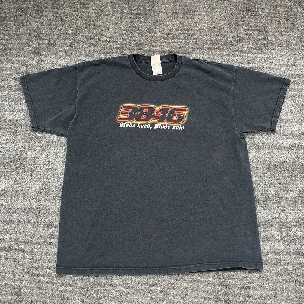 Steve Favela Bad Boy Hawaii Shirt 3846 Men’s 2XL Black Faded