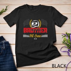 brother Pit Crew Birthday Party Race Car Racing Family T-Shirt Unisex T-shirt