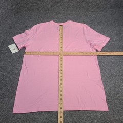 Nike Shirt Mens Large Pink White Futura Logo Sportswear Lightweight Cotton Tee