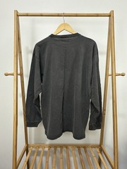 VTG 90s PLUMA Heavyweight Worn Cotton Blank FADED Long Sleeve T-Shirt Size XL