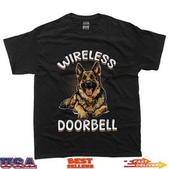 German Shepherd Dog Breed Wireless Doorbell T-Shirt
