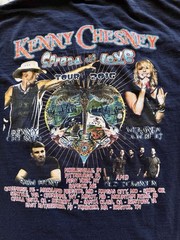Kenny Chesney T-Shirt Mens Medium Black Spread the Love Tour Miranda Lambert Y2K
