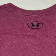Under Armour Project Rock Brahma Bull Men’s Small S Red Maroon Logo Gym T-Shirt