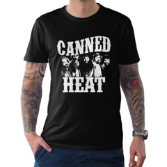 Canned Heat Vintage Rock T-shirt All Size Black Color KK1341