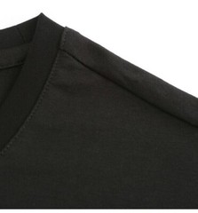 New Fashion Rhinestones Bear Diamond Short Sleeve Luxury Men Black T-Shirt