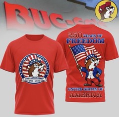 Buc-ee’s 250 Years of Freedom Shirt 1776-2026, Texan Gift, 4th July Texas Tee