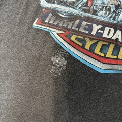 Vintage 80’s 3D Emblem Harley Davidson Rolling Thunder T-Shirt Men’s Size Large