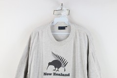 Vintage 90s Streetwear Mens XL Distressed Heavy New Zealand Kiwi Bird T-Shirt