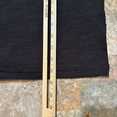 Rag And Bone Shirt Mens Medium Black Short Sleeve Ribbed Knit Cotton Crew Tee
