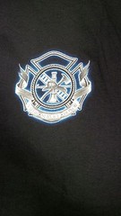 Fireman’s PRAYER T Shirt Firefighter shirt–awesome screenprinting