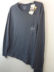 Cremieux T Shirt Men’s L Blue Long Sleeve Graphic Double Sided New With Tags