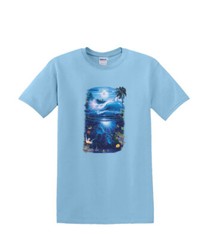 T-shirt small to 3xL – DOLPHIN JOYFUL spirit sealife resort beach nautical fun