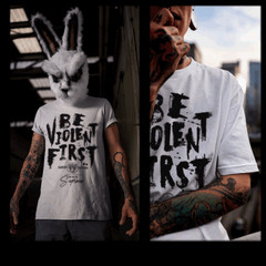 Gangster T-shirt, Mobster Hustle Dope Urban Hip Hop Thug Violent life Quote tee