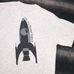 VTG Y2K J.A.N.N.A.F. “Yes its Rocket Science” Space Research (L) Gray T-Shirt
