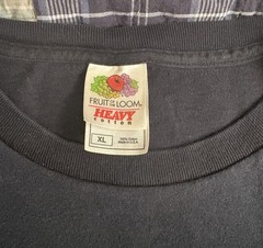Fruit of the Loom Black Green Cotton XL Men’s Vegas Slogan Shamrock Graphic Tee