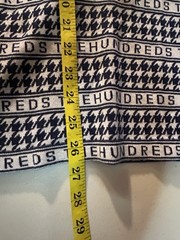 The Hundreds Long Sleeve All Over Print Knit Pocket Shirt Medium White And Blue
