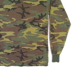 Rothco Camouflage T-Shirt Mens XL Multicolor Long Sleeve Crew Neck Cotton Blend