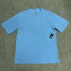 Johnnie-O Surf Wagon Short Sleeve Crew T-Shirt Mens Size Medium Malibu Blue NWT