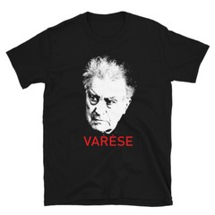 Edgar Varese – limited edition classic black tribute t-shirt