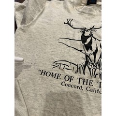 Vtg Soffes Choice Mens Home Of The Tule Elk Concord California Tshirt Size L