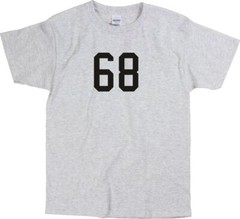 68 Retro Varsity College T-Shirt – Ivy League, 60s, Customise, Various Colours