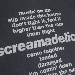 H&M Primal Scream T Shirt M Screamadelica Album Tracklist Merch Rock Band Tee
