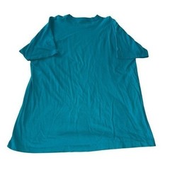 VTG 90s Fruit of the Loom Blank T Shirt XL Teal Single Stitch Made in USA Grunge