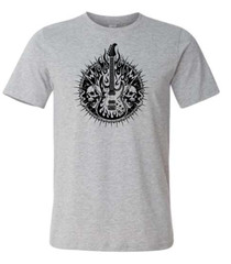 Guitar Flame Tee – Choose Your Size & Color!