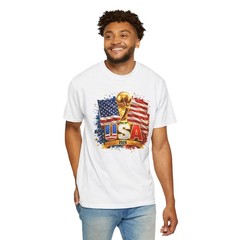 USA 2026 FIFA World Cup Shirt | American Flag Soccer Trophy T-Shirt