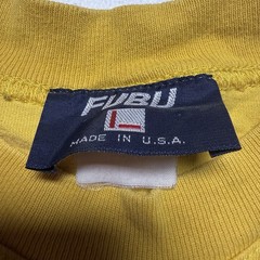 FUBU Platinum Fat Albert T Shirt Mens 3XL Long Sleeve Mustard Yellow Streetwear