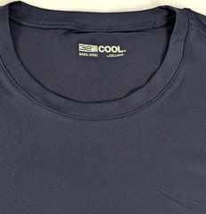 32 Degrees Cool Air Mesh Lightweight Black T-shirt Short Sleeve Crew Neck Size S