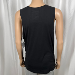 AC/DC Men’s Small Black Yellow Retro High Voltage Tank Top Sleeveless T-Shirt