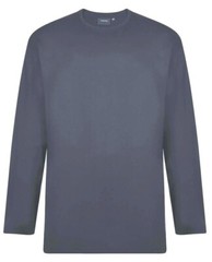 Espionage Mens Big Size Pure Cotton Long Sleeve Tee Shirt size 2XL-8XL